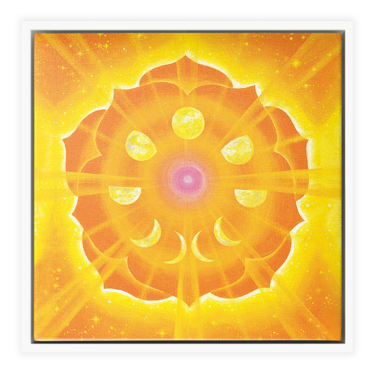 Solar Plexus Chakra (3rd Chakra) | Framed Canvas Art Print