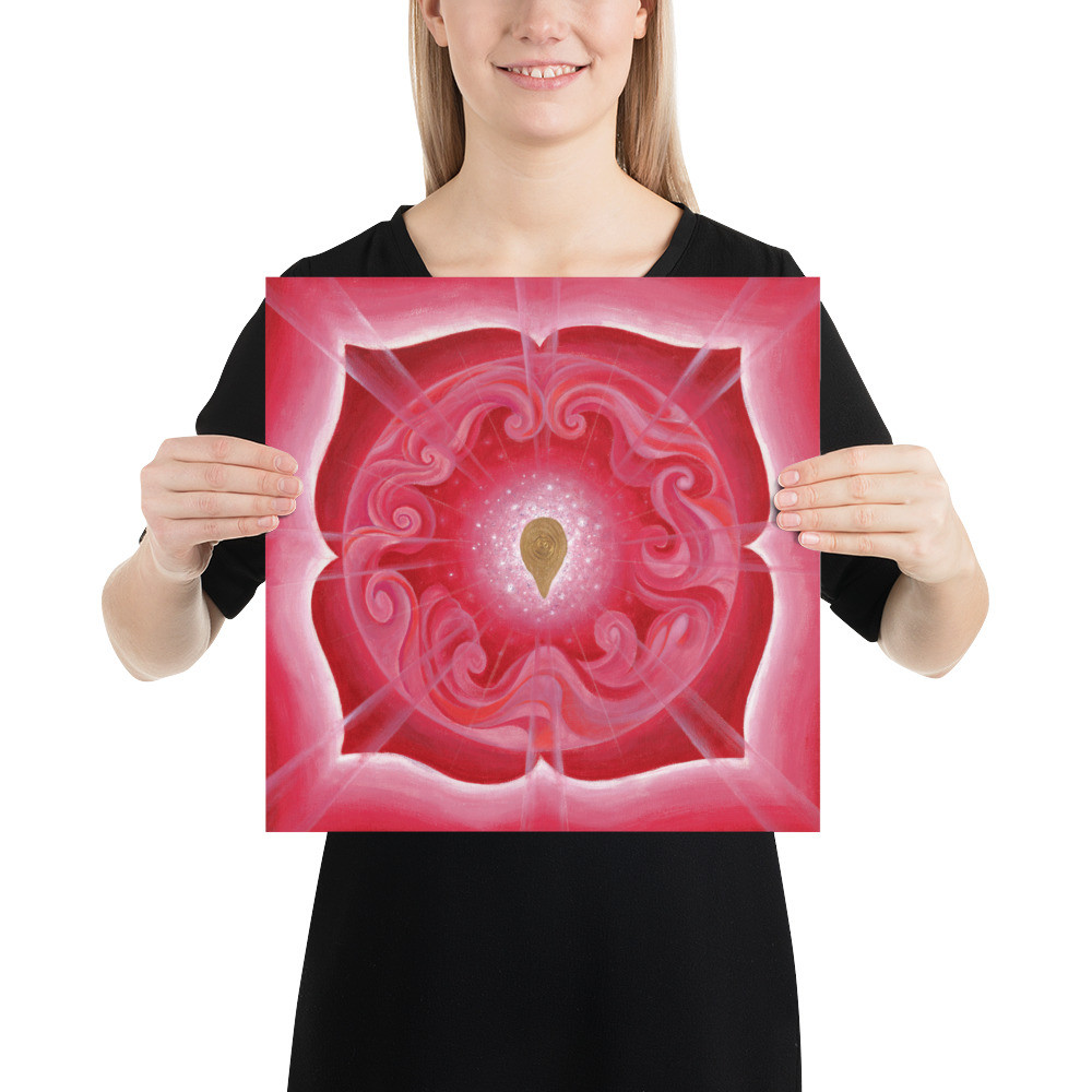Root Chakra (1st Chakra) | Al Choi Energy Art | Unframed Paper