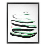 Calm the Mind - Fortune Talisman - Manwol Art Exhibition | Framed Canvas Print
