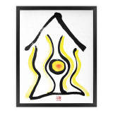 Business Success - Fortune Talisman - Manwol Art Exhibition | Framed Canvas Print