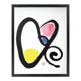 Friendship & Soulmate - Fortune Talisman - Manwol Art Exhibition | Framed Canvas Print