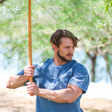 HSP Korean Martial Arts Wooden Sword  with Handguard