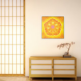 Solar Plexus Chakra (3rd Chakra) | Al Choi Energy Art | Framed Canvas Art Print