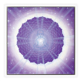 Crown Chakra (7th Chakra) | Al Choi Energy Art | Framed Canvas Art Print