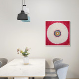 Jisu Han Energy Art Flower of the Universe #13 | Framed Canvas Print