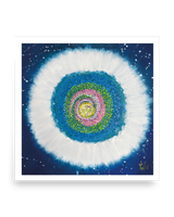 Jisu Han Energy Art Flower of the Universe #1 | Art Print
