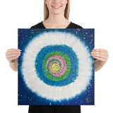 Jisu Han Energy Art Flower of the Universe #1 | Art Print