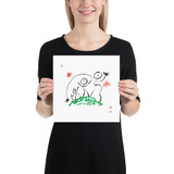 Happy People | Ilchi Lee Energy Art | Unframed Paper Print