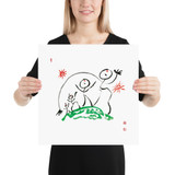 Happy People | Ilchi Lee Energy Art | Unframed Paper Print