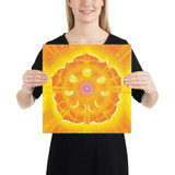 Solar Plexus Chakra (3rd Chakra) | Al Choi Energy Art | Unframed Paper Print