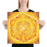 Heart Chakra unframed paper print front view