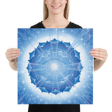 Third-Eye Chakra (6th Chakra) | Al Choi Energy Art | Unframed Paper Print
