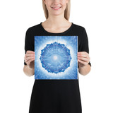 Third-Eye Chakra (6th Chakra) | Al Choi Energy Art | Unframed Paper Print