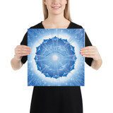 Third-Eye Chakra (6th Chakra) | Al Choi Energy Art | Unframed Paper Print
