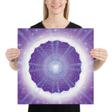 Crown Chakra unframed paper print front view