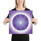 Healing environment accent—Crown Chakra energy art