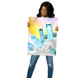 Aquamarine Crystal: The Soul of Mago | Unframed Paper Print