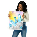 Aquamarine Crystal: The Soul of Mago | Unframed Paper Print
