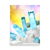 Aquamarine Crystal: The Soul of Mago | Unframed Paper Print
