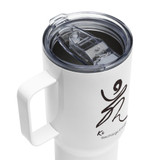 "Ki" Calligraphy by Ilchi Lee | Travel Mug with a Handle
