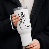 "Ki" Calligraphy by Ilchi Lee | Travel Mug with a Handle