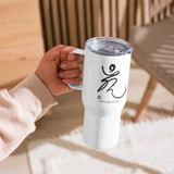 "Ki" Calligraphy by Ilchi Lee | Travel Mug with a Handle
