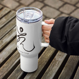 "Ki" Calligraphy by Ilchi Lee | Travel Mug with a Handle