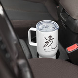 "Ki" Calligraphy by Ilchi Lee | Travel Mug with a Handle