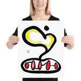Couples Harmony - Fortune Talisman - Manwol Art Exhibition | Unprinted Paper Print