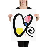 Friendship & Soulmate - Fortune Talisman - Manwol Art Exhibition | Unframed Paper Print