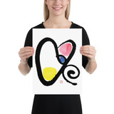 Friendship & Soulmate - Fortune Talisman - Manwol Art Exhibition | Unframed Paper Print
