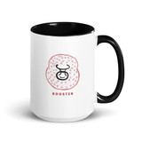 Rooster | 12 Zodiac Animals by Manwol | Mug with Color Inside