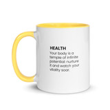 Good Health | Fortune Talisman by Manwol | Mug with Color Inside