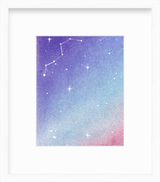 Heaven and Earth 6 | Ilchibuko Energy Art | Framed Paper Print