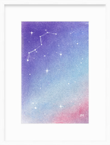 Heaven and Earth 6 | Ilchibuko Energy Art | Framed Paper Print