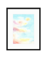 Heaven and Earth 8 | Ilchibuko Energy Art | Framed Paper Print