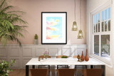 Heaven and Earth 8 | Ilchibuko Energy Art | Framed Paper Print