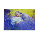 Mago Mother Earth energy art paper print front view