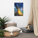 Forest of Dancing Souls | Al Choi Energy Art | Unframed Paper Print