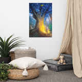 Forest of Dancing Souls | Al Choi Energy Art | Unframed Paper Print