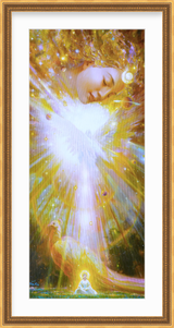 Mago — Oneness with the Earth | Al Choi Energy Art | Framed Paper Print