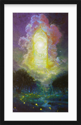 Gate of Dimensions | Al Choi Energy Art | Framed Paper Print