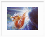 Red Dragon | Al Choi Energy Art | Framed Paper Print