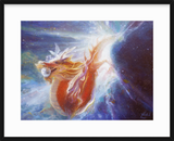 Red Dragon | Al Choi Energy Art | Framed Paper Print