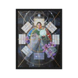 Sacred Mother of Ancient Korea | Al Choi Energy Art | Framed Canvas Print
