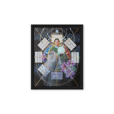 Sacred Mother of Ancient Korea | Al Choi Energy Art | Framed Canvas Print