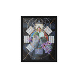 Sacred Mother of Ancient Korea | Al Choi Energy Art | Framed Canvas Print