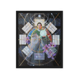 Sacred Mother of Ancient Korea | Al Choi Energy Art | Framed Canvas Print
