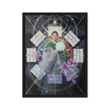 Sacred Mother of Ancient Korea | Al Choi Energy Art | Framed Canvas Print