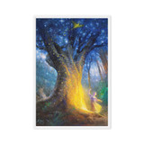 Healing room display — forest longing canvas print